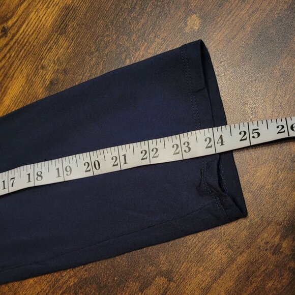 Brooks Brothers Shirt Dress M 3/4 Sleeve Snap Closure Pockets Tab Sleeve Stretch - Picture 10 of 11